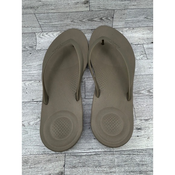 FitFlop iQushion Ergonomic Flip Flops Tan Brown‎ Men Size 13 US 47 EU 12 UK main image 13
